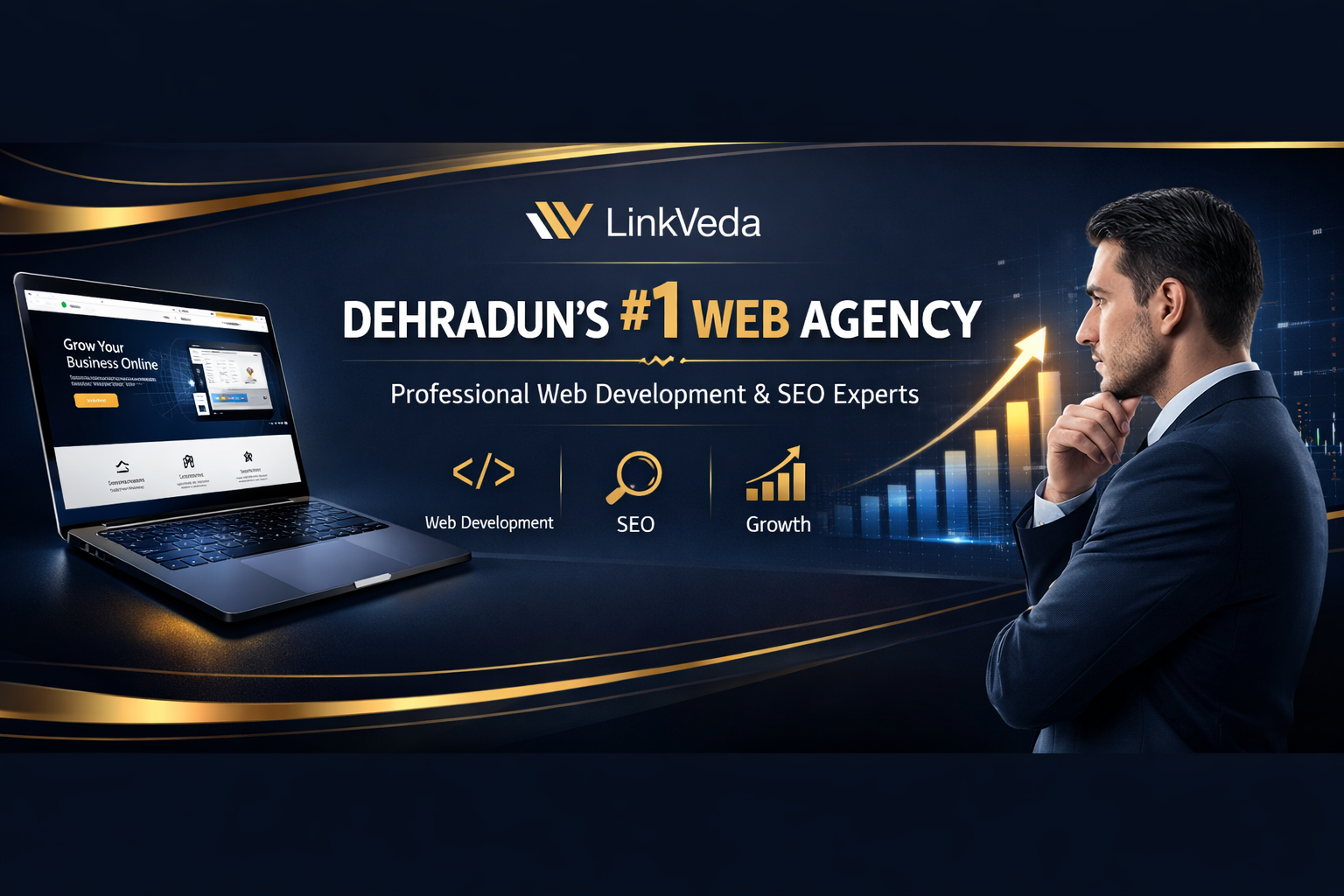 Best Website Developer in Dehradun - LinkVeda Team