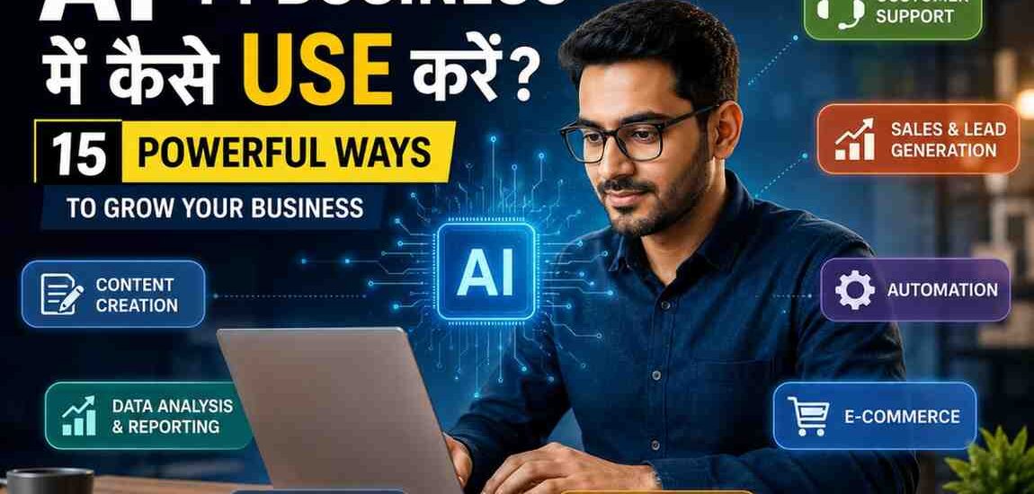 AI Ko Business Mein Kaise Use Kare: 15 Powerful Ways to Grow Your Business